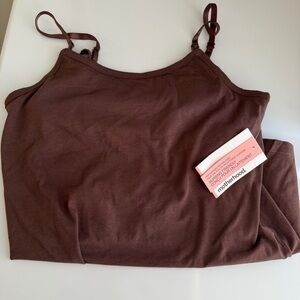 Motherhood Maternity Nursing Tank - SMALL - FRENCH ROAST